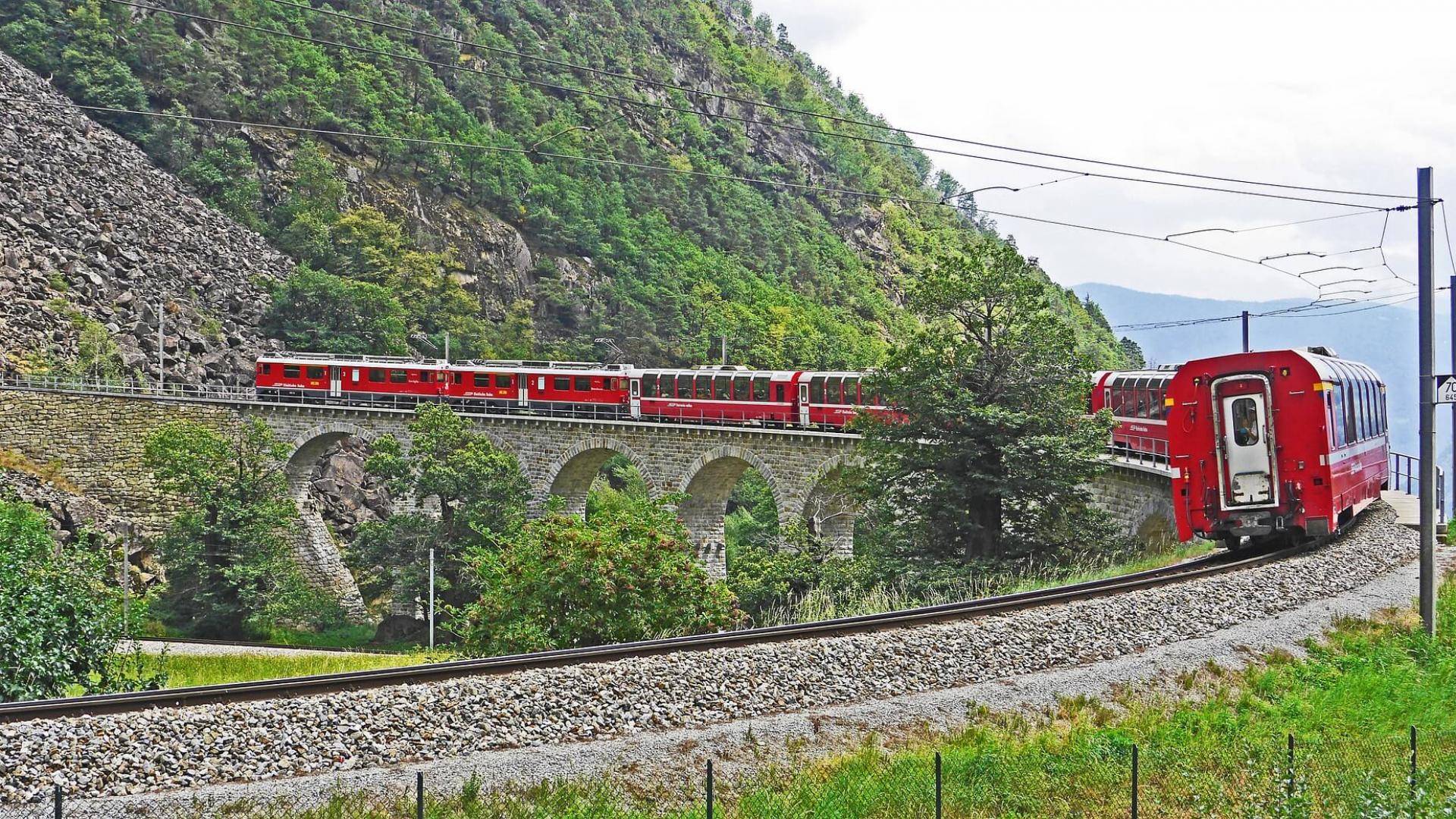 Territorio e Trenino Rosso del Bernina
